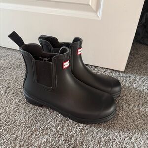 Hunter Classic Black Chelsea Boots